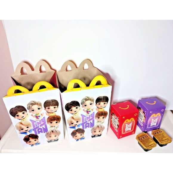 McDonald’s 2025 Tiny Tan Gold Sauce Happy Meal Collectable Toy Encore Edition - Picture 1 of 9